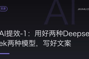 AI提效-1：用好两种Deepseek两种模型，写好文案