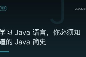 学习 Java 语言，你必须知道的 Java 简史